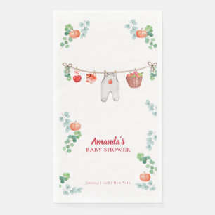 Appel Van Ons Oog Tuin Waskleine Baby Shower  Servet