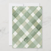 Appel van onze Eye Autumn Baby shower Invitation Kaart (Achterkant)