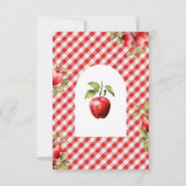 Appel van onze Eye Baby shower Arch Bedankkaart (Achterkant)