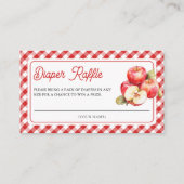 Appel van onze Eye Baby shower luier Raffle Informatiekaartje (Voorkant)