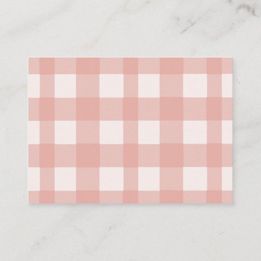 Appel van onze Eye Baby shower Luier Raffle Informatiekaartje (Achterkant)