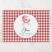 Appel van onze Eye Baby shower Mousserende Wijnlab Sparkling Wijnetiket (Enkel label)