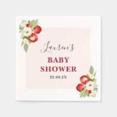 Appel van onze Eye Baby shower servetten (Voorkant)