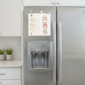 Appel van onze Eye Baby shower waterverf Magnetische Uitnodiging