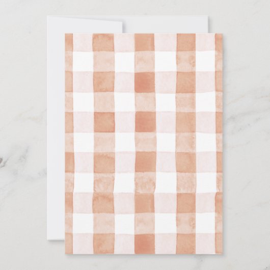 Appel van onze Eye Basket & Tree Baby shower Kaart (Achterkant)