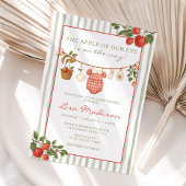 Appel van onze Eye Clothesline Baby shower Kaart