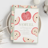 Appel van onze Eye Green Boy 1e Verjaardag Kaart