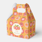 Appel van onze Eye Herfst Baby shower Groen Bedankdoosjes (Voorkant Zijde)