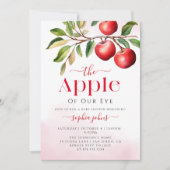 Appel van onze Eye Herfst Baby shower Kaart (Voorkant)