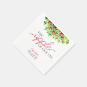 Appel van Onze Eye Herfst Baby shower Papier Serve Servet (Hoek)