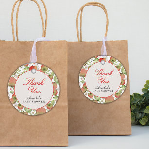 Appel van onze Eye Herfst Herfst Baby shower Bedankjes Labels