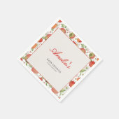 Appel van onze Eye Herfst Herfst Baby shower Servet (Hoek)