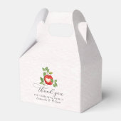 Appel van onze Eye Herfst Oogst Rustiek Baby showe Bedankdoosjes (Voorkant Zijde)