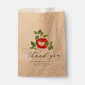 Appel van onze Eye Herfst Oogst Rustiek Baby showe Bedankzakje (Voorkant)