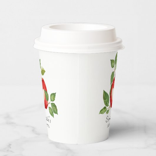 Appel van onze Eye Herfst Oogst Rustiek Baby showe Papieren Bekers (Rechts)