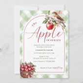 Appel van onze Eye Rustic Herfst Baby shower Kaart (Voorkant)