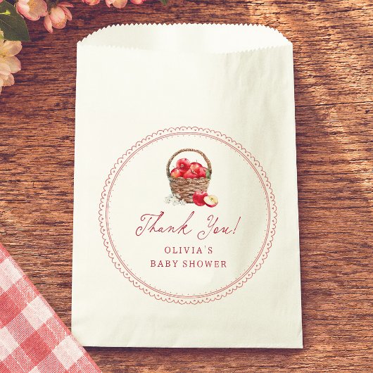 Appel Van Onze Ogen Baby Shower Dank Je Bedankzakje