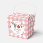 Appel van onze ogen Fruit Herfst baby shower dank  Bedankdoosjes (Voorkant Zijde)