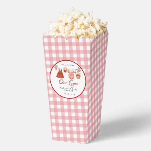 Appel van onze ogen Fruit Herfst baby shower dank  Bedankdoosjes (Popped)