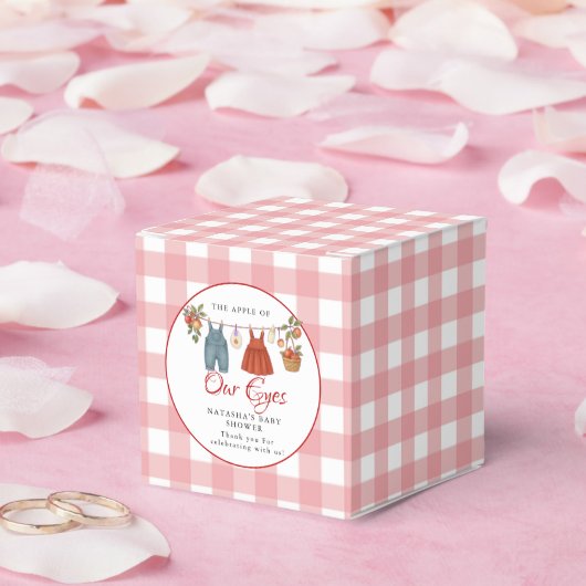 Appel van onze ogen Fruit Herfst baby shower dank Bedankdoosjes (Huwelijk)