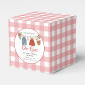 Appel van onze ogen Fruit Herfst baby shower dank Bedankdoosjes (Voorkant Zijde)