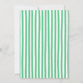 Appel van onze ogen groene Baby Shower Kaart (Achterkant)