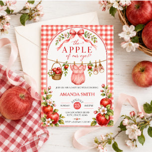 Appel van Onze Ogen Meisje Baby Shower Kaart