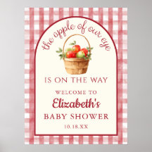 Appel Van Onze Ogen Neutraal Welkom Bord Baby Show