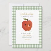 Appel van onze ogen schattig Apple 1e verjaardag Kaart (Voorkant)