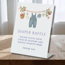 Appel van onze oog baby boy Baby Shower Luiers Raf