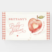 Appel van onze oog baby shower banner (Horizontaal)
