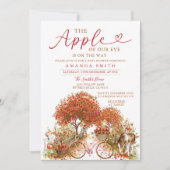 Appel van Onze Oog Baby shower Bow Sinaasappel Gin Kaart (Voorkant)