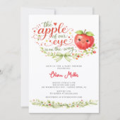 Appel van Onze Oog Baby Shower Uitnodiging (Voorkant)