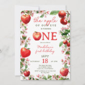 Appel van onze Oog Bloemen Herfst Foto Eerste Verj Kaart (Voorkant)