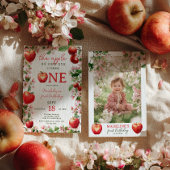 Appel van onze Oog Bloemen Herfst Foto Eerste Verj Kaart