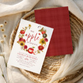 Appel van Onze Oog Bloemen Krans Herfst Baby showe Kaart