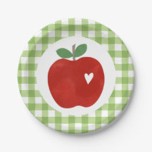 Appel van onze oog eerste verjaardag Papieren bord