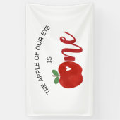 Appel van onze oog eerste verjaardag spandoek (Verticaal)