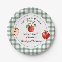 Appel van onze oog groene ruit Baby Shower