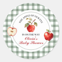 Appel van onze oog groene ruit Baby Shower
