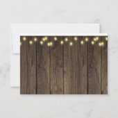 Appel van onze Oog Herfst Bloemenhout Baby shower Bedankkaart (Achterkant)