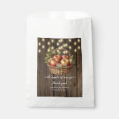 Appel van onze Oog Herfst Bloemenhout Baby shower Bedankzakje (Voorkant)