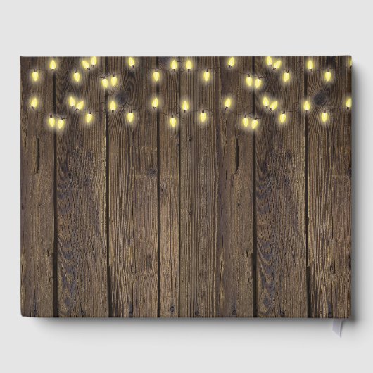 Appel van onze Oog Herfst Bloemenhout Baby shower Gastenboek (Achterkant)