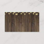 Appel van onze Oog Herfst Bloemenhout Baby shower Informatiekaartje (Achterkant)