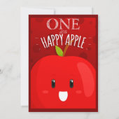 Appel van onze Oog Herfst Oogst Rustiek 1e Verjaar Kaart (Achterkant)