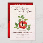 Appel van onze Oog Herfst Oogst Rustiek 1e Verjaar Kaart (Voorkant / Achterkant)