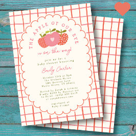 Appel van Onze Oog Herfst Whimsical Schattige Roze Kaart