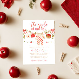 Appel van Onze Oog Oogstval Baby Shower Kaart