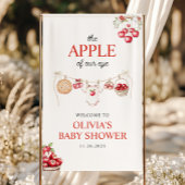 Appel van Onze Oog Orchard Herfst Baby shower Welk Spandoek