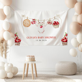Appel van Onze Oog Orchard Herfst Baby shower Welk Spandoek